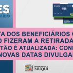 Lista dos Beneficiados ao Cartão ES Solidário que não Compareceram para Retirar o Benefício é Atualizada