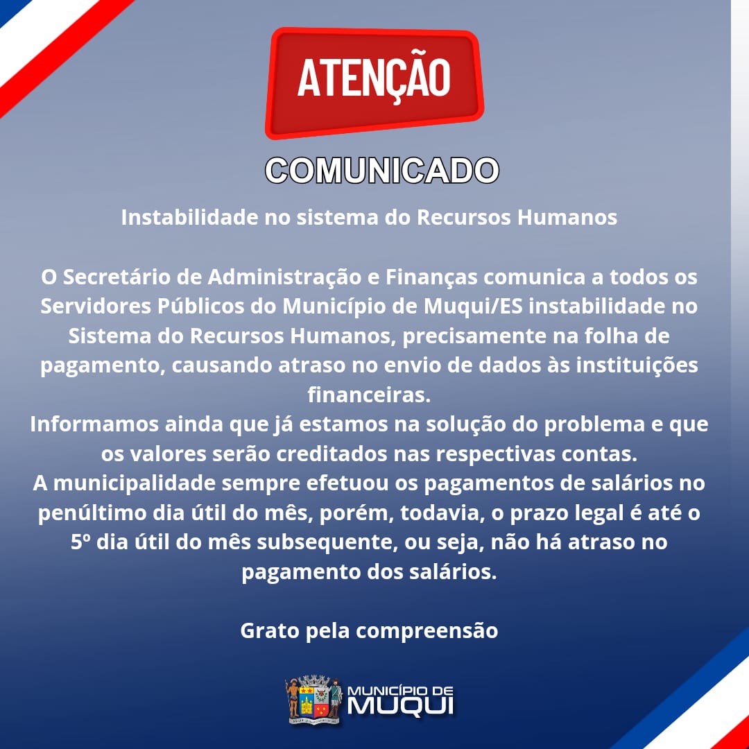 COMUNICADO